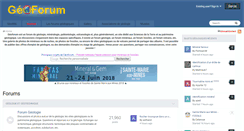 Desktop Screenshot of geoforum.fr